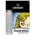 Papier Canson Illustration, 21 x 29,7 cm (A4) - 250 g/m² - bloc 12 fls
