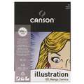 Papier Canson Illustration, 29,7 x 42 cm (A3) - 250 g/m² - bloc 12 fls