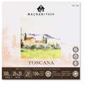 Bloc Magnani Toscana, 20 x 20 cm - 300 g/m² - 20 feuilles, Bloc panoramique - Toscana grain torchon, Rugueux