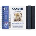 Carnet multitechnique Art Book Mixed Media Artist Canson, A5, 14,8 cm x 21 cm, Fin, 300 g/m²