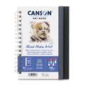 Carnet multitechnique Art Book Mixed Media Artist Canson, A4, 21 cm x 29,7 cm, Fin, 300 g/m²