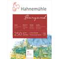 Bloc aquarelle Burgund de Hahnemühle, 24 cm x 32 cm, Rugueux, 250 g/m², Bloc collé 4 côtés