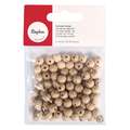 Perles en bois brut Rayer, diam.8 mm - 100 perles
