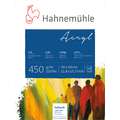 Bloc de 10 feuilles de papier acrylique Hahnemühle - 450g/m², 30 cm x 40 cm, 450 g/m², Bloc collé 4 côtés