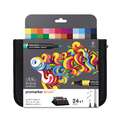 Set de 24 marqueurs Promarkers Winsor & Newton, Design Etudiant, Pointe cale|Pointe en cône
