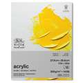 Bloc pour acrylique Winsor & Newton Galeria, 27,9 cm x 35,6 cm, Structuré, 300 g/m²