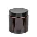 Pot vide en verre brun Glorex, 120 ml