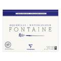 Papier Aquarelle Fontaine Clairefontaine (Grain Demi-Satiné), 30 cm x 40 cm, 300 g/m², Satiné