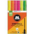 Set de marqueurs One4All 127 HS de Molotow 2mm, Fluo
