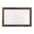 Set châssis entoilé + caisse américaine, 50 cm x 70 cm, noyer, 5. Noyer