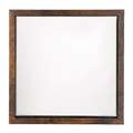 Set châssis entoilé + caisse américaine, 30 cm x 30 cm, Noyer, 5. Noyer