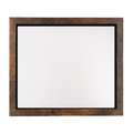 Set châssis entoilé + caisse américaine, 40 cm x 50 cm, noyer, 5. Noyer