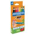 Coffret de crayons épais Multi-usages Bic, 6 crayons