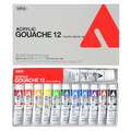 Coffret de gouaches acryliques Holbein, Set, 11 x 20 ml + 1 x 40 ml