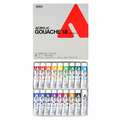 Coffret de gouaches acryliques Holbein, Set, 18 x 20 ml