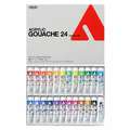 Coffret de gouaches acryliques Holbein, Set, 24 x 20 ml