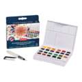 Coffret peinture aquarelle Derwent, 24 1/2 godets