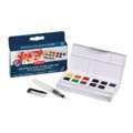 Coffret peinture aquarelle Derwent, 12 1/2 godets