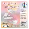 Feuilles à plier transparent Ursus, Blanc, 14 cm x 14 cm, Paquet