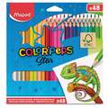 Coffrets de crayons de couleur Color Peps Star Maped, Coffret de 48 couleurs, Set