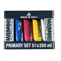 Set de peintures acryliques fines Acrilico Maimeri, 5 x 200 ml, Set