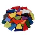 Sachets de tesselles en verre Fantasy, Polygonal, Set