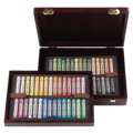 Coffret en bois de pastels Rembrandt, 60 pastels