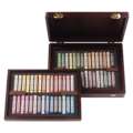 Coffret en bois de pastels Rembrandt, 60 pastels