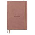 Carnet Goalbook création Rhodia, A5, Bois de rose, Couverture rigide