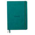 Carnet Goalbook création Rhodia, A5, Paon, Couverture rigide