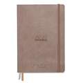 Carnet Goalbook création Rhodia, A5, Taupe, Couverture rigide
