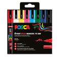 Set de marqueurs Posca PC-5BR, 8 marqueurs