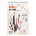 Papier multi-techniques PaintON Clairefontaine, Bloc spiralé, A5, 14,8 cm x 21 cm, 250 g/m²