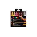 Coffret de feutres pointe conique PC-5M Posca, tons chauds