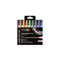 Coffret de feutres pointe conique PC-5M Posca, pastels