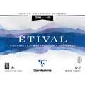 Bloc aquarelle Clairefontaine Etival (300g/m²), 30 cm x 40 cm, Fin, 300 g/m², Bloc spiralé