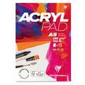 Bloc Acrylpad Clairefontaine, A5 - 14,8 x 21 cm, 285 g/m², 1. Blocs de 15 feuilles