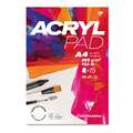 Bloc Acrylpad Clairefontaine, A4 - 21 x 29,7 cm, 285 g/m², 1. Blocs de 15 feuilles