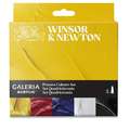Sets thématiques de 5 couleurs acrylique Galeria Winsor & Newton, Quadrichromie