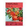 Papier spécial huile Tela Fabriano 300g/m², 18 cm x 24 cm, 300 g/m², Bloc collé 1 côté