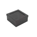 Boite en carton noire Glorex, 110 x 110 x 50 mm, 1 pièce