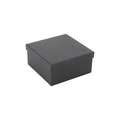 Boite en carton noire Glorex, 102 x 102 x 50 mm, 1 pièce