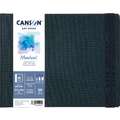 Carnet aquarelle à couverture rigide Montval Art Book Canson, 27,9 cm x 21,6 cm, Bloc collé 1 côté, Fin