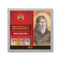 Crayons aquarellables Mondeluz koh-l-noor, 24 crayons portrait