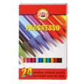 Coffret de crayon Progresso Koh-I-Noor, 24 crayons, Set