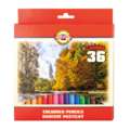 Coffret de crayons de couleur Omega Koh-I-Noor, 36 crayons, Set