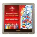 Coffrets en métal de crayons de couleurs Polycolor Koh-I-Noor, 48 crayons, Set