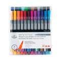 Étuis de feutres double-pointe Art.Discount, 24 feutres, Set