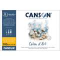 Papier aquarelle Coton d'Art Canson, 10,5 cm x 15 cm, Fin, 300 g/m²