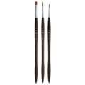 Pinceaux miniatures Evil Eyes Borciani e Bonazzi, 3 mini-pinceaux Harmony